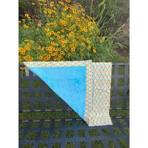 Hexagon Minky Flannel Baby Snuggle Blanket